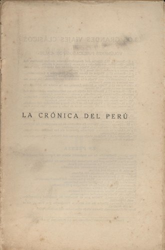 Crónica del Perú - Pedro de Cierza León