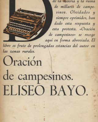 Oración de campesinos - Eliseo Bayo