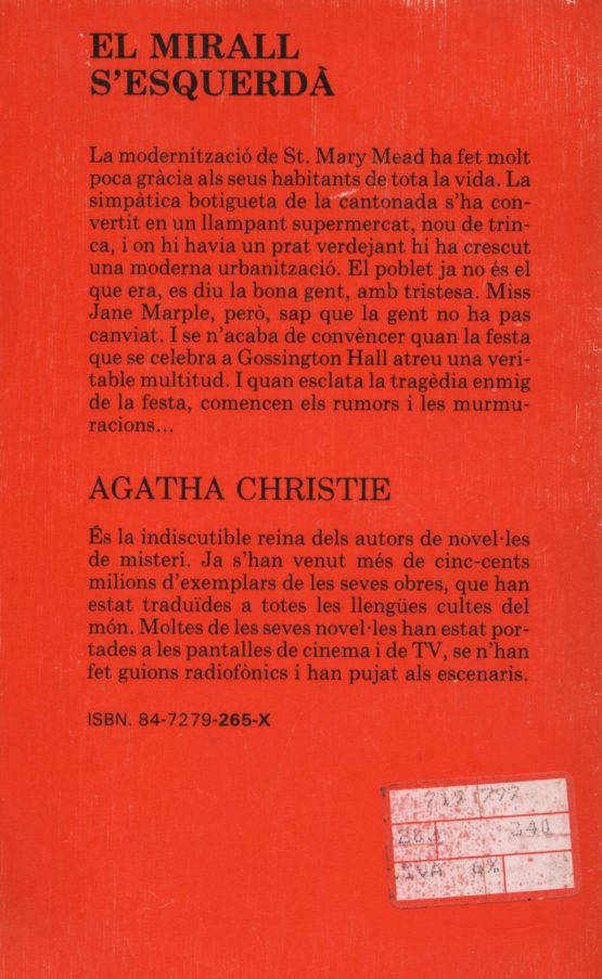 El mirall s'esquerdà - Agatha Christie