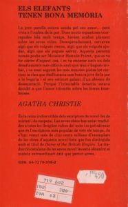 Els elefants tenen bona memòria - Agatha Christie