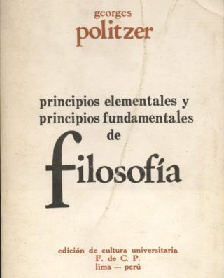Principios elementales y principios fundamentales de filosofía - Georges Politzer