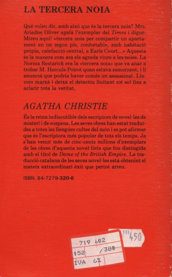 La tercera noia - Agatha Christie a bratac.cat