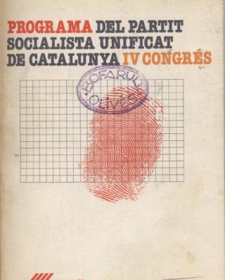Venda online de llibres d'ocasió com Programa del Partit Socialista Unificat de Catalunya IV Congrés a bratac.cat
