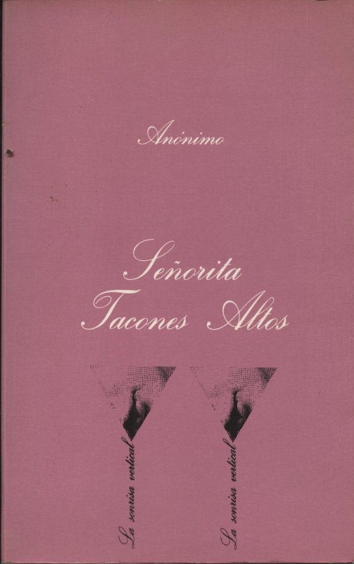 Venda online de llibres eròtics d'ocasió com Señorita Tacones Altos - Anònim a bratac.cat