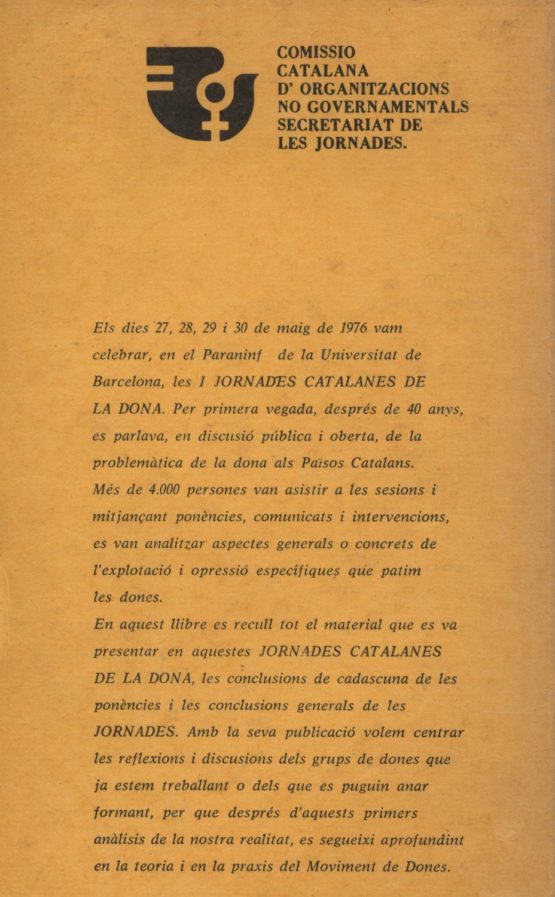 Venta online de libros de ocasión como Jornades catalanes de la dona 1976 en bratac.cat