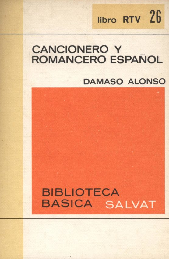 Venta online de libros de ocasión como Cancionero y romancero español - Dámaso Alonso en bratac.cat