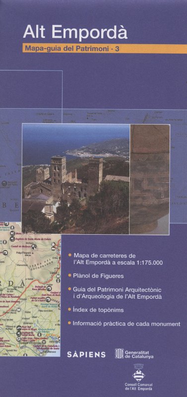 Venta online de Mapa-guia del patrimoni Alt Empordà de ocasión en bratac.cat