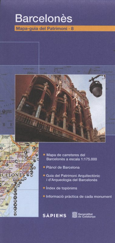 Venta online de Mapa-guia del patrimoni Barcelonès de ocasión en bratac.cat